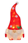 Christmas Gnome Display with Lights - 51cm