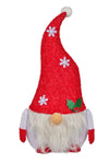 Christmas Gnome Display with Lights - 51cm