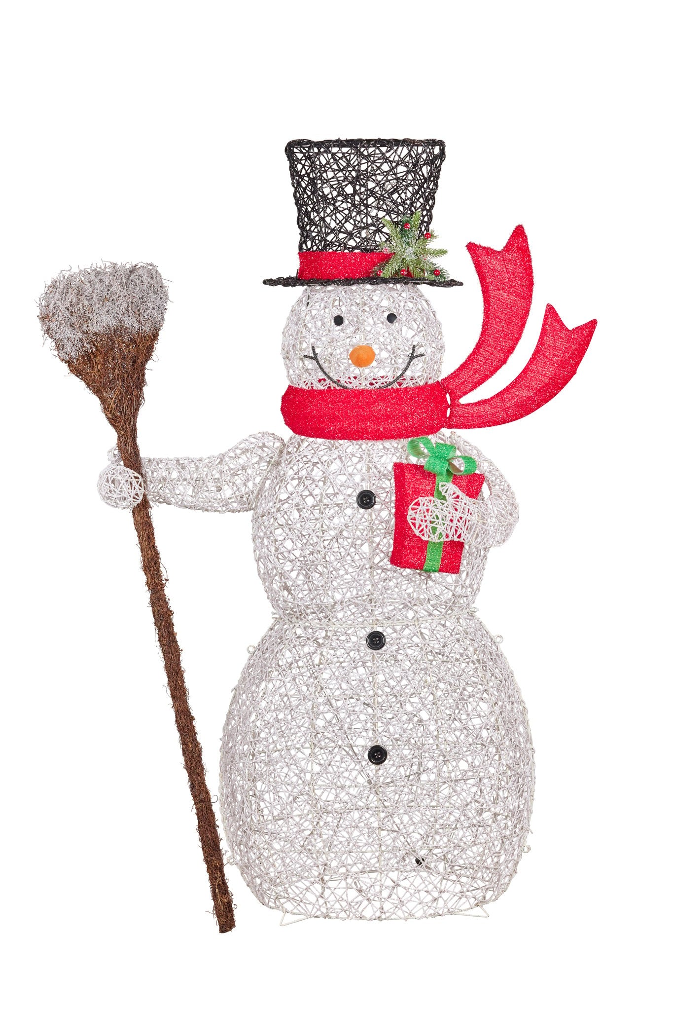 Christmas Snowman Display with Lights  150cm
