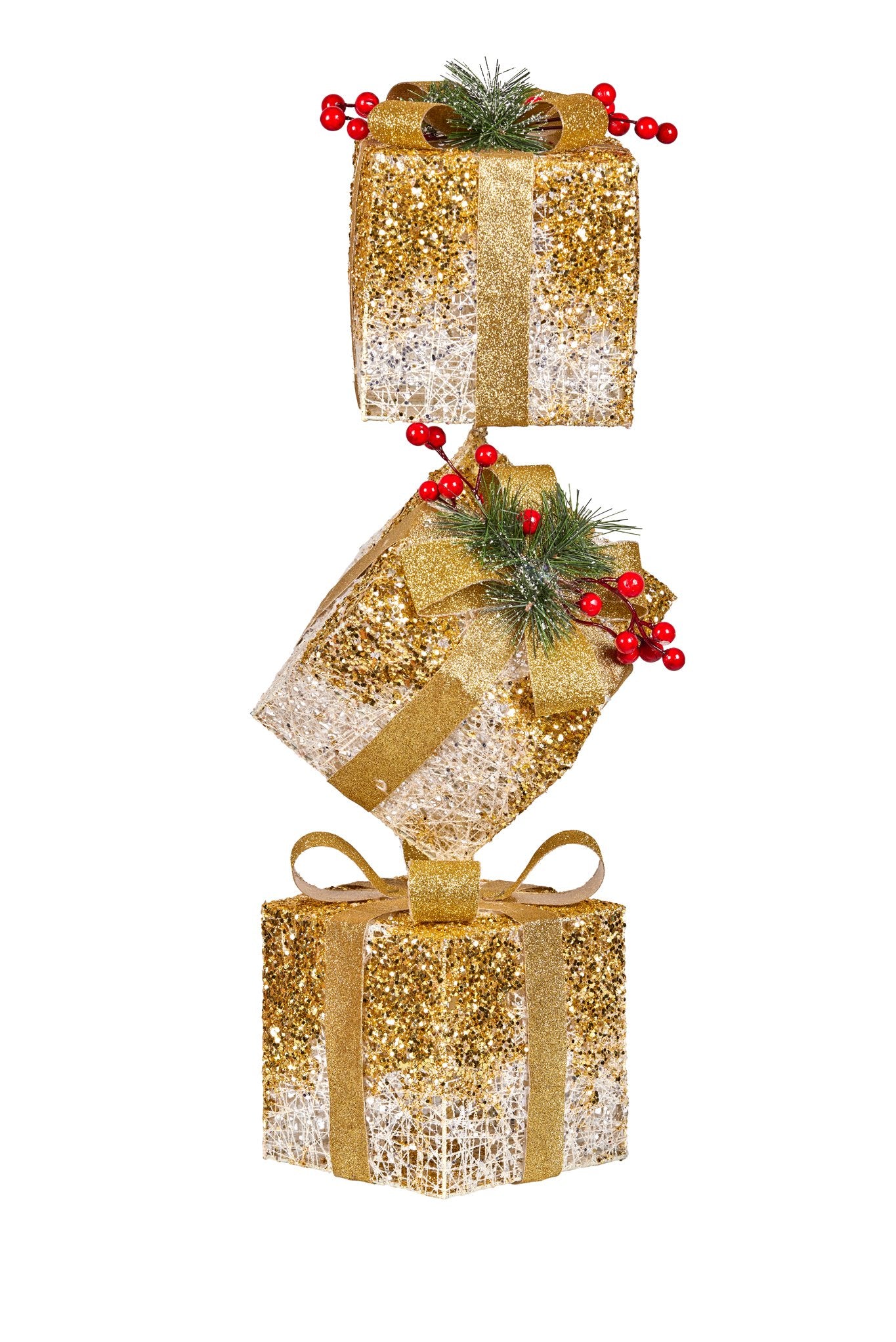 Christmas Present Display with Light  63cm