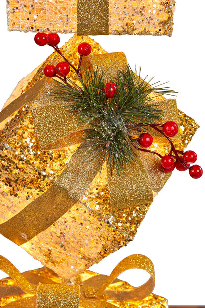 Christmas Present Display with Light  63cm