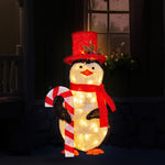 Christmas Penguin Display with Lights Indoor/Outdoor 80cm