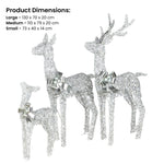Christabelle 3-Piece Christmas Reindeer Display Set