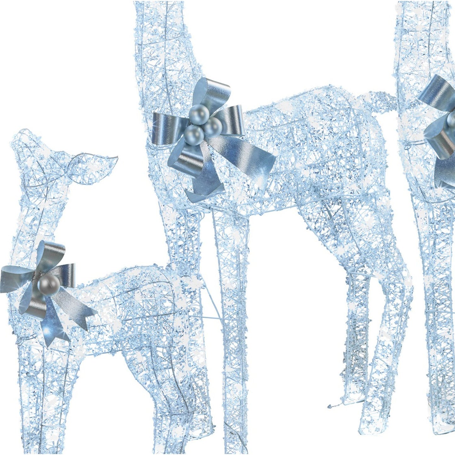 Christabelle 3-Piece Christmas Reindeer Display Set