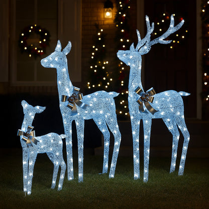 Christabelle 3-Piece Christmas Reindeer Display Set
