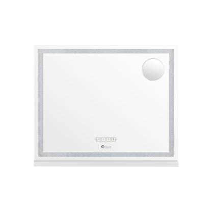 Bluetooth Makeup Mirror Crystal LED 58x49cm