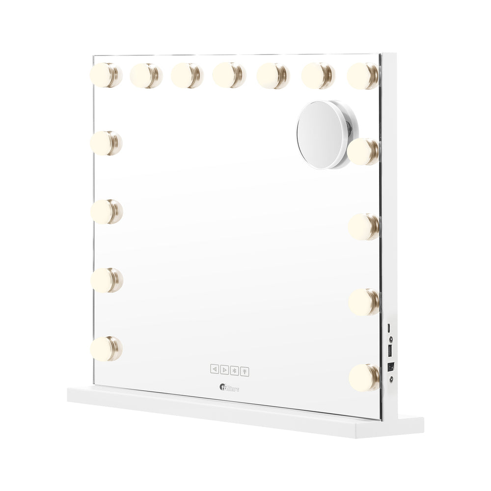 Bluetooth Hollywood Makeup Mirror LED 60x52cm