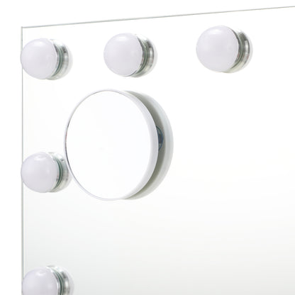 Bluetooth Hollywood Makeup Mirror LED 60x52cm