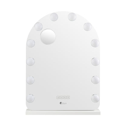 LED Arched Makeup Mirror Bluetooth 61x43cm