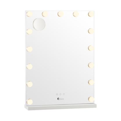 LED Makeup Mirror Bluetooth Hollywood 61x43cm