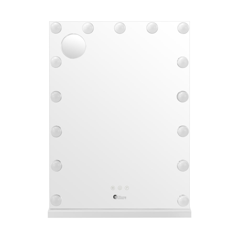 LED Makeup Mirror Bluetooth Hollywood 61x43cm