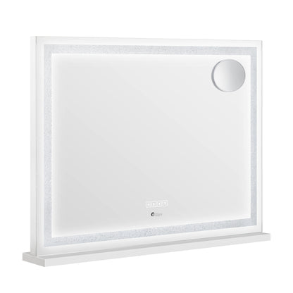 Bluetooth Makeup Mirror Crystal LED 80x62cm