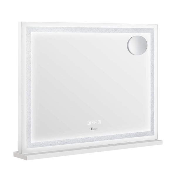  Bluetooth Makeup Mirror Crystal LED 80x62cm