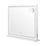 Bluetooth Makeup Mirror Crystal LED 80x62cm
