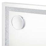 Bluetooth Makeup Mirror Crystal LED 80x62cm