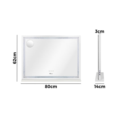 Makeup Mirror Touch Control 80x62cm