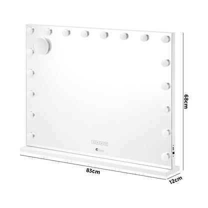 Bluetooth Hollywood Makeup Mirror LED 80x68cm