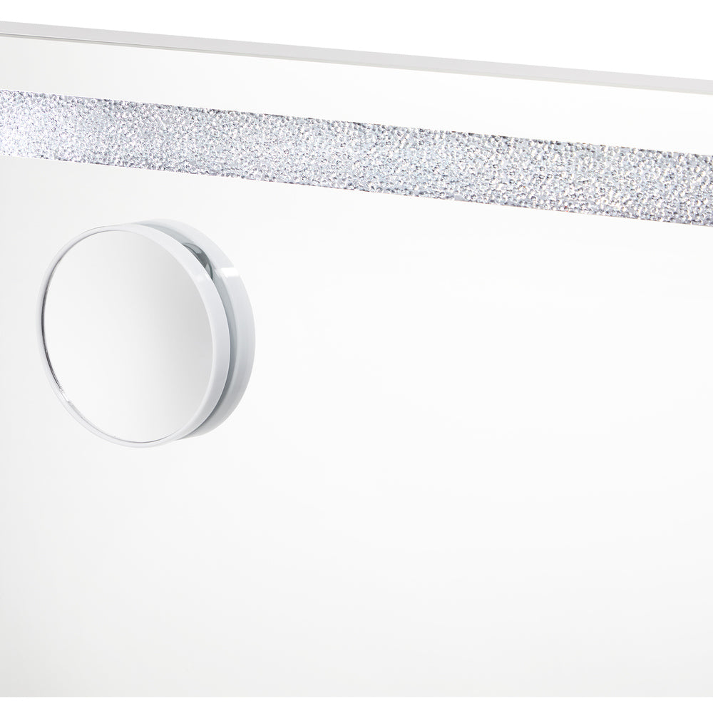 Makeup Mirror Bluetooth Copper 90x60cm