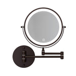 Extendable Makeup Mirror 10X Magnifying Double-Sided Bathroom Mirror Br