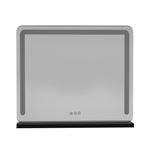 Makeup Mirror 60x50cm Hollywood Vanity with LED Light Tabletop Black