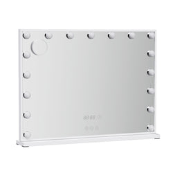 80x60cm Hollywood Vanity Mirror - LED Light Tabletop White