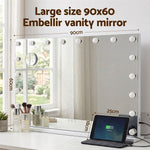 Hollywood Vanity Mirror 90x60cm 18 LED | HomeAndLiving