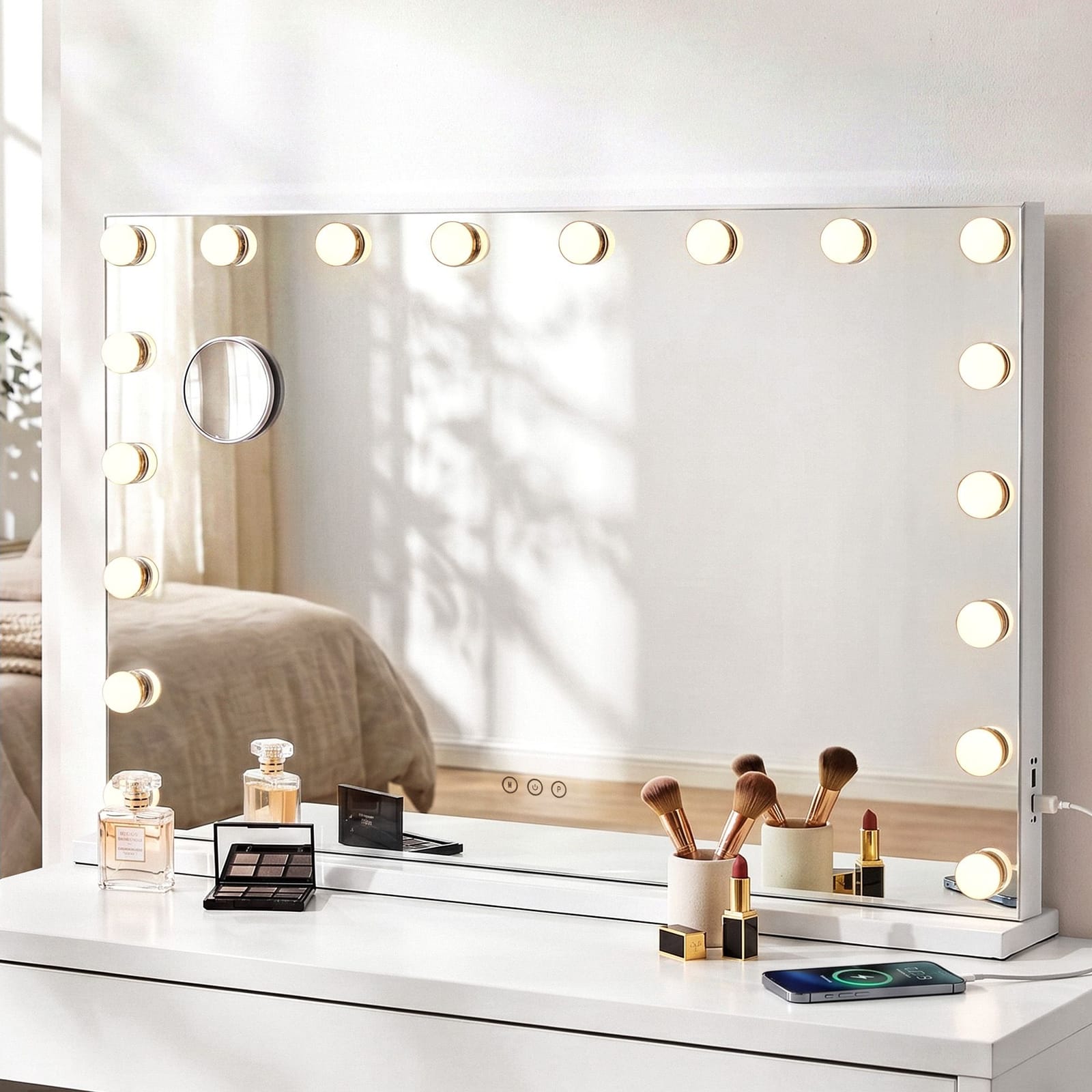 Hollywood Vanity Mirror 90x60cm 18 LED | HomeAndLiving - 7
