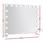 Makeup Mirror Hollywood 80X65Cm 18 Led With Light Vanity Dimmable Wall