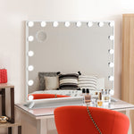 Makeup Mirror Hollywood 80X65Cm 18 Led With Light Vanity Dimmable Wall