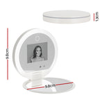 Compact Makeup Mirror With Uv Camera For Sunscreen Test Portable Travel