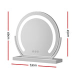 Hollywood Makeup Mirror with LED Lighted Vanity Dimmable Metal 40X35CM