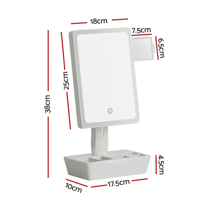 Cosmetic Magic 10X Magnifying Vanity Makeup Mirror with Lights