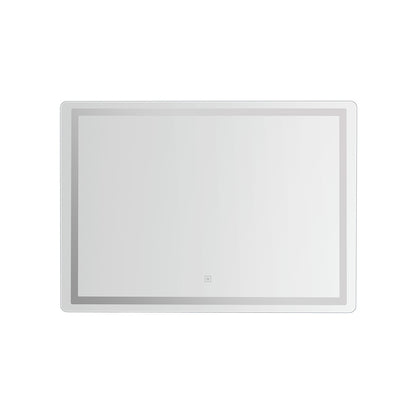 Wall Mirror 100X70Cm With Led Light Bathroom Home Decor Round Rectangle