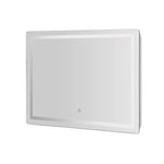 Wall Mirror 100X70Cm With Led Light Bathroom Home Decor Round Rectangle