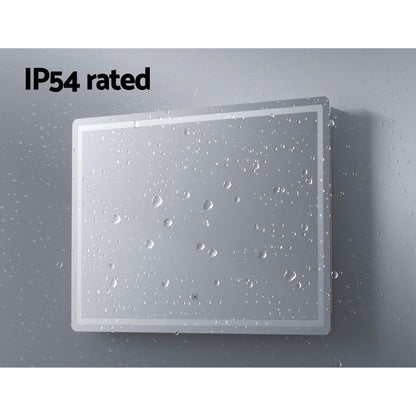 Wall Mirror 100X70Cm With Led Light Bathroom Home Decor Round Rectangle
