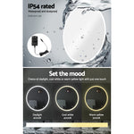 2 Wall Mirror 80cm with Led light Makeup Home Decor Bathroom Round Vanity