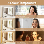 Makeup Mirror 58x46cm 360～ Rotatable Vanity Mirror with Lights Bright Light Strip Adjustable