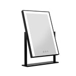 Makeup Mirror 30x40cm Hollywood Vanity with LED Light Rotation Black