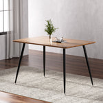 Dining Table 4 Seater Kitchen Cafe Wooden Table Rectangular