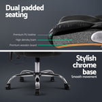 8 Point Massage Office Chair Pu Leather Black