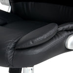 8 Point Massage Office Chair Pu Leather Black