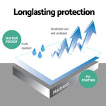H&L Bedding Alzbeta King Size Waterproof Bamboo Mattress Protector
