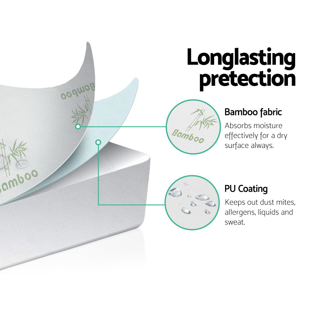 Mattress Protector Bamboo King