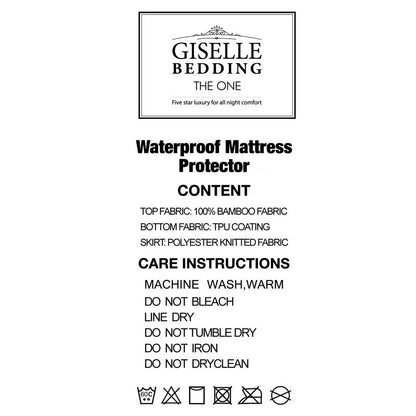 Mattress Protector Bamboo Single