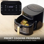 Morphy Richards 6.5L Digital Air Fryer MRAF72BK LED Touch Control Panel 8 Preset Cooking Prog