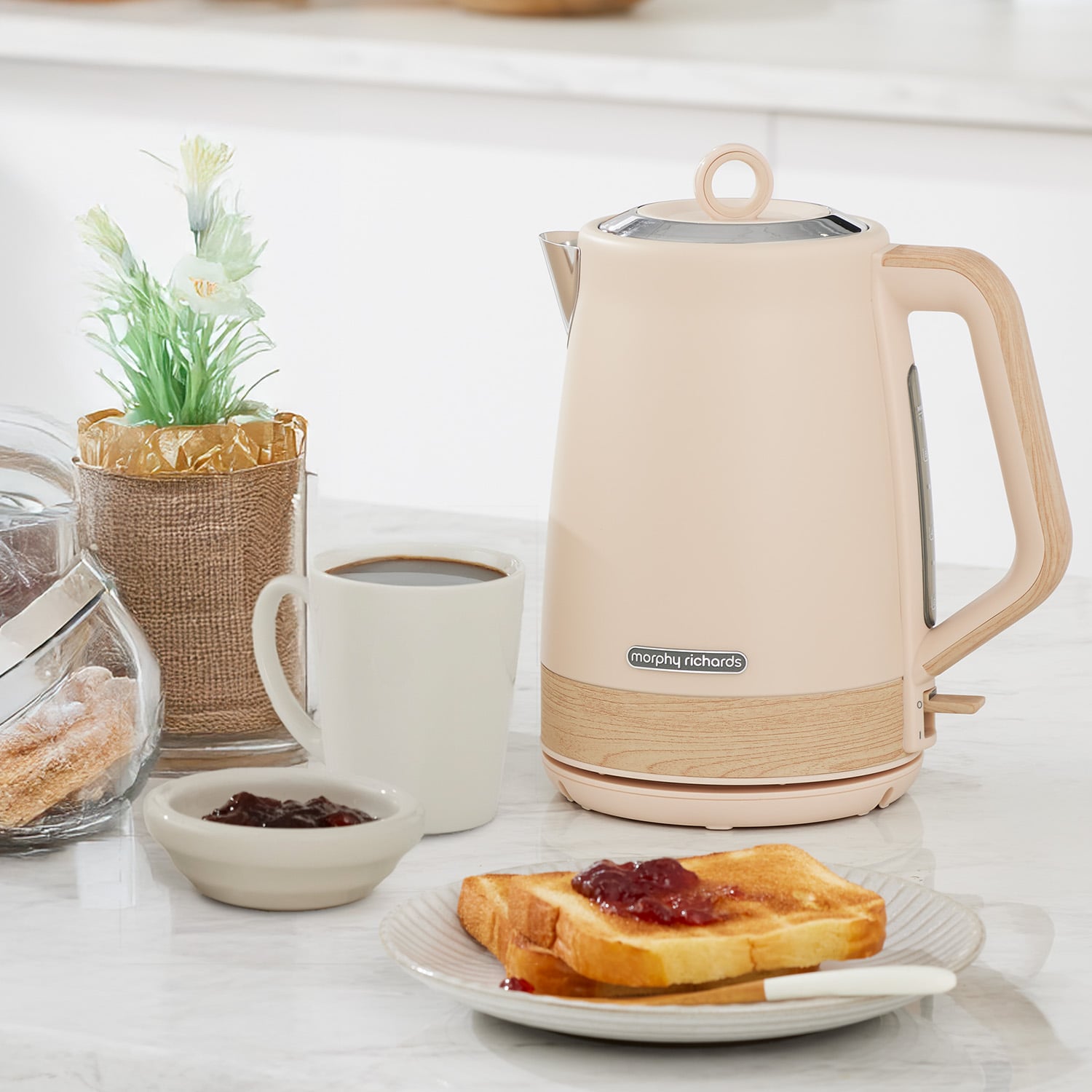 Richards 1.7L Electric Kettle Essence Scandi Swivel Base Boil-Dry Protection