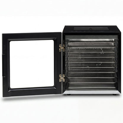 Food Dehydrator 10 Shelf Stainless Steel 33.1x40.3x35.5cm