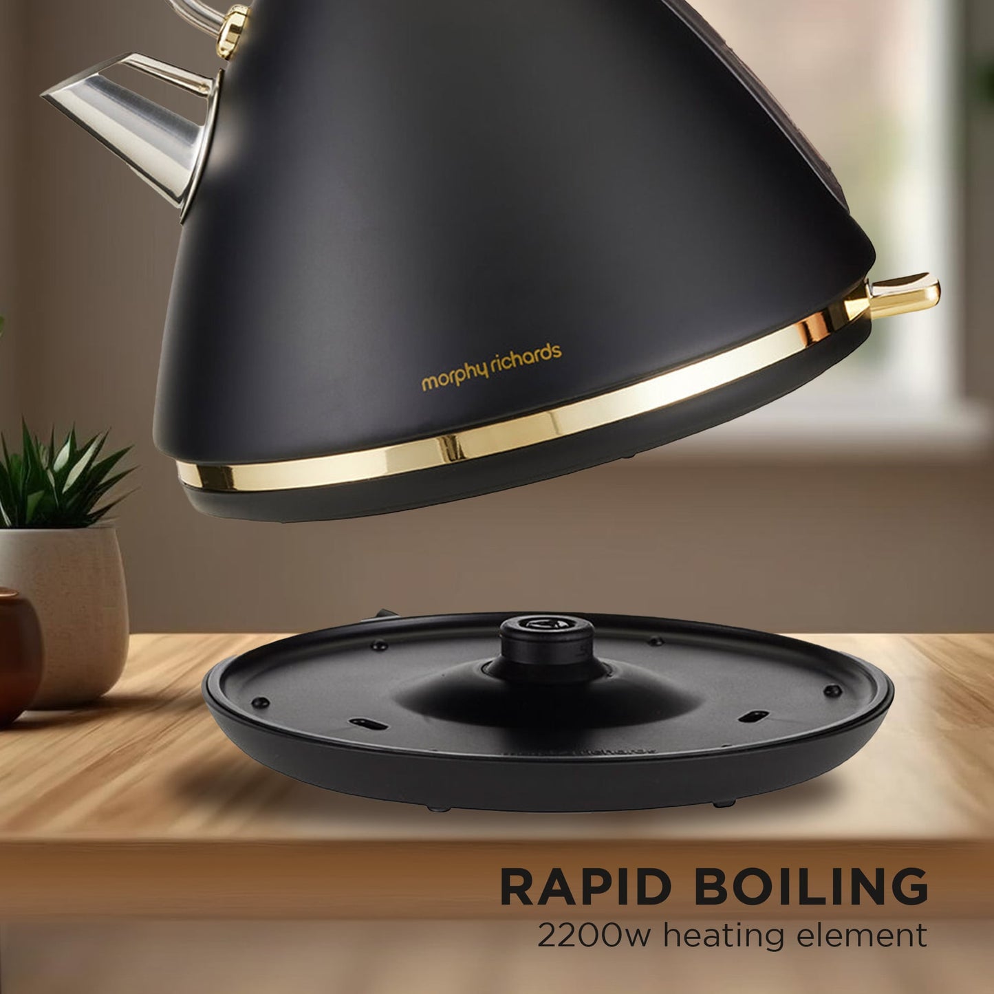 Electric Kettle Rapid Boil Stainless 27.7x24x22cm