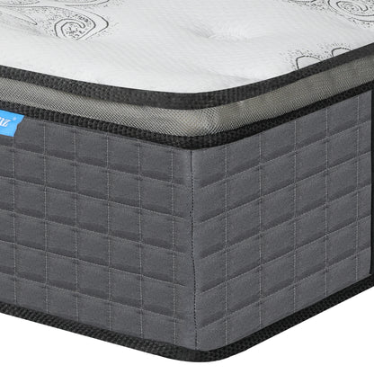 Functional Spring Mattress Bed Pocket Egg King Single  Sleek Modern