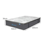Cozy Spring Mattress Bed Pocket Egg Queen  Comfortable Design